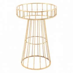 Gold Metal Round Table Small